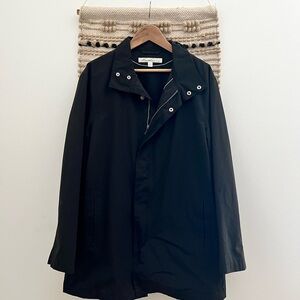 Kenneth Cole New York Black Raincoat